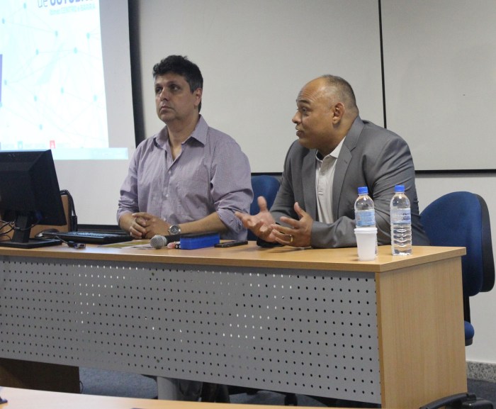 Sylvio Maia e Bebeo Duarte durante a primeira edição do curso