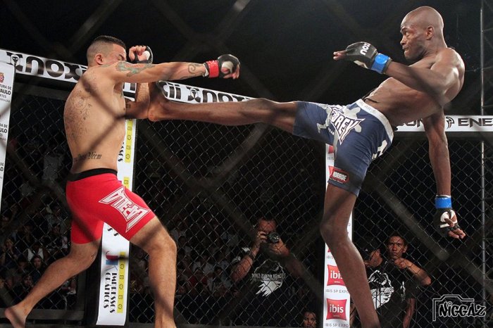 Marcos Mariano chamou atenção pela semelhança com Anderson Silva no MMA Super Heroes Amador 1 (Niggaz Photo)