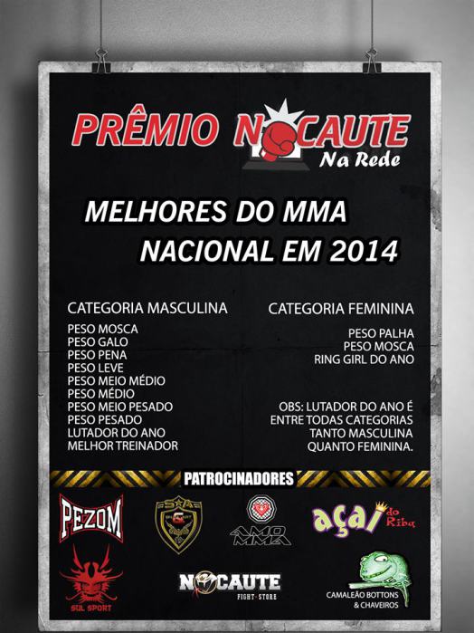 PREMIAÇÃO MELHORES DO MMA NACIONAL EM 2014