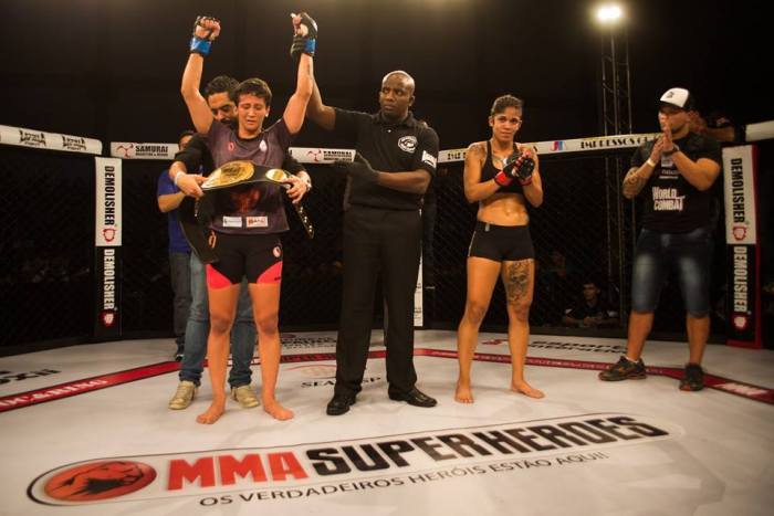 Virna leva cinturão para a Bahia. ) Foto Mauricio Rummens