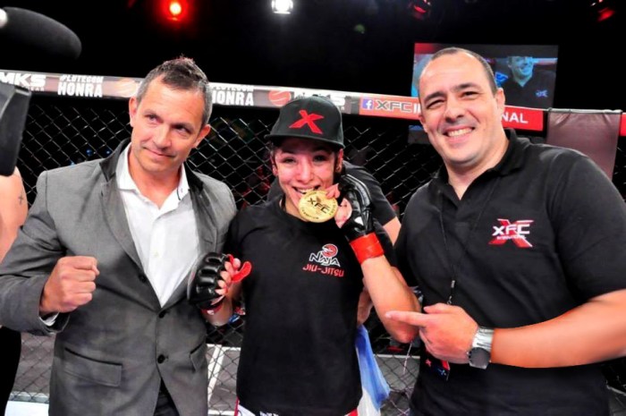 Silvana Juárez é a atual campeã do GP dos moscas feminino no XFC