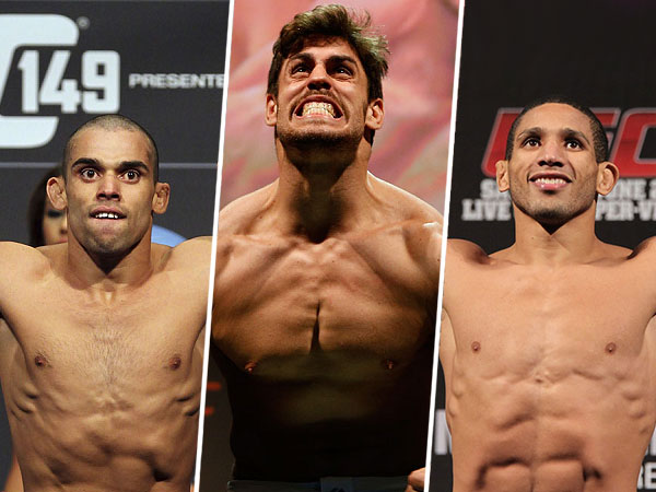 Trio da Nova União no UFC em Barueri