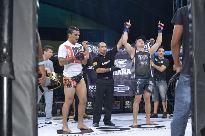 Rafael Viana e o campeão da categoria até 93kg