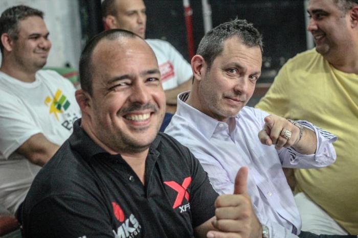 Eduardo Duarte e Myron Molotky acompanharam de perto os testes. Foto: Carol Correia