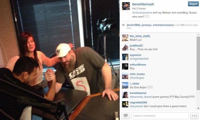 Roy nelson e  dos anjos
