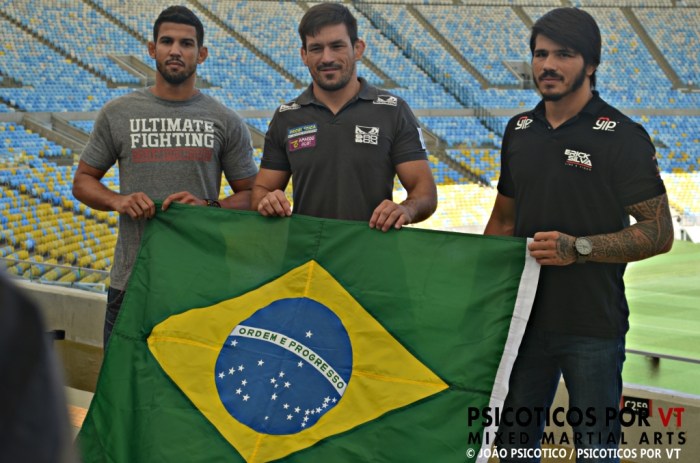 Leo Santos, Demian Maia e Erick Silva