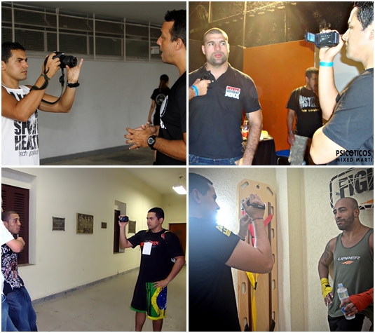 Entrevista exclusivas com atletas, treinadores, etc