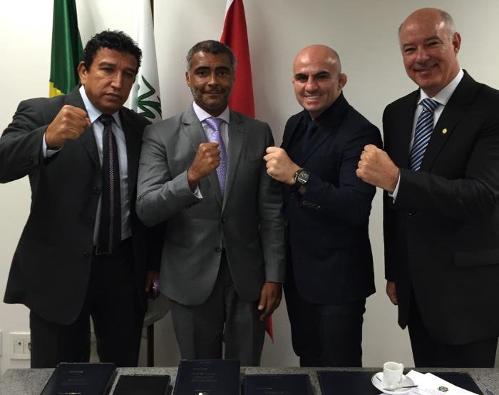 Magno Malta, Romário, Wallid e Herculano