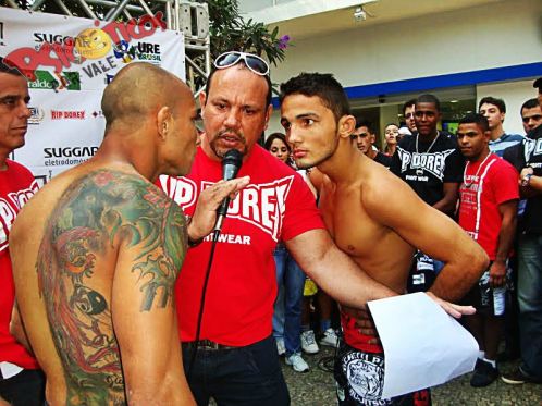 Rodrigo Ratinho fez uma luta muito aguardada e popular contra Mauricio Facção no Brasil Fight 