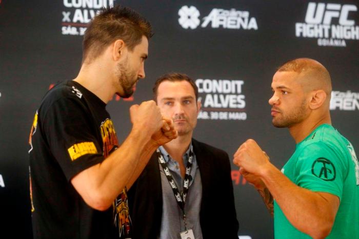 Thiago Alves durante workout./ Foto: William Lucas/inovafoto