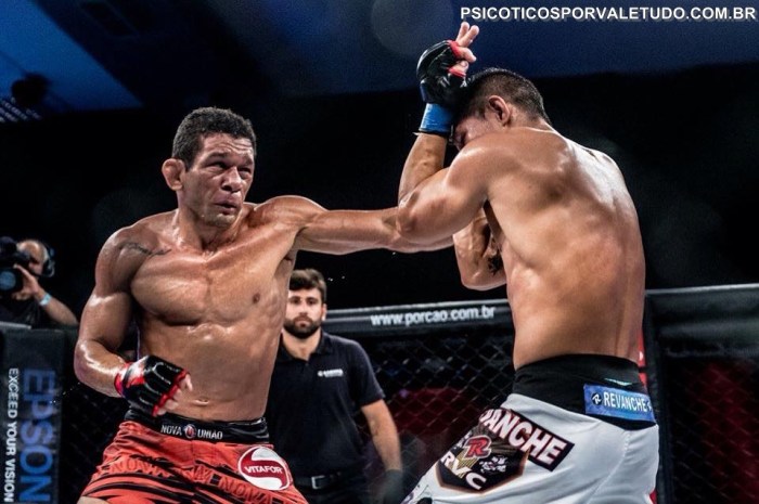 Léo Jacaré derrotou Eliel Topete Dourado na co-luta principal / Foto: Deive Coutinho