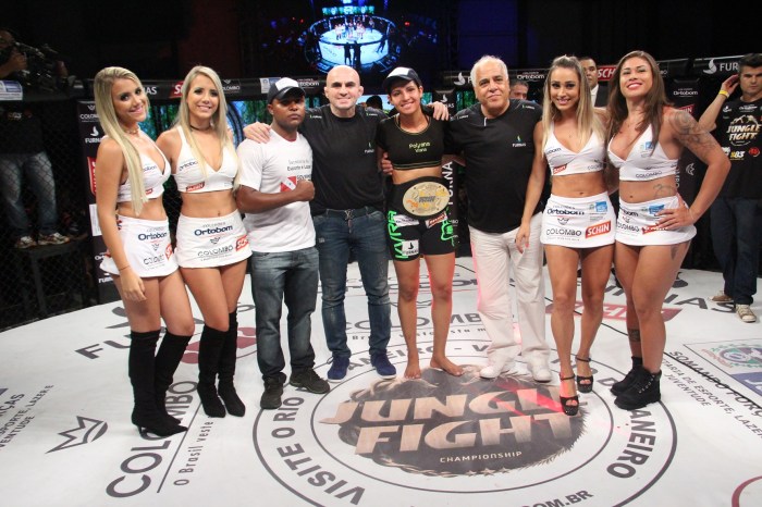 Polyana campeã. Foto: Leonardo Fabri