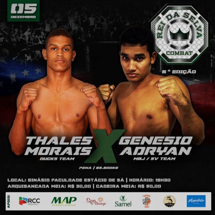 Rei da Selva 6 - Thales Morais x Genésio Adryan - peso pena