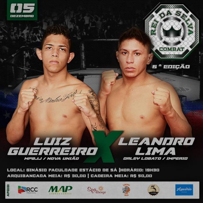 Rei da Selva 6 - Luiz Guerreiro x Leandro Lima - peso mosca