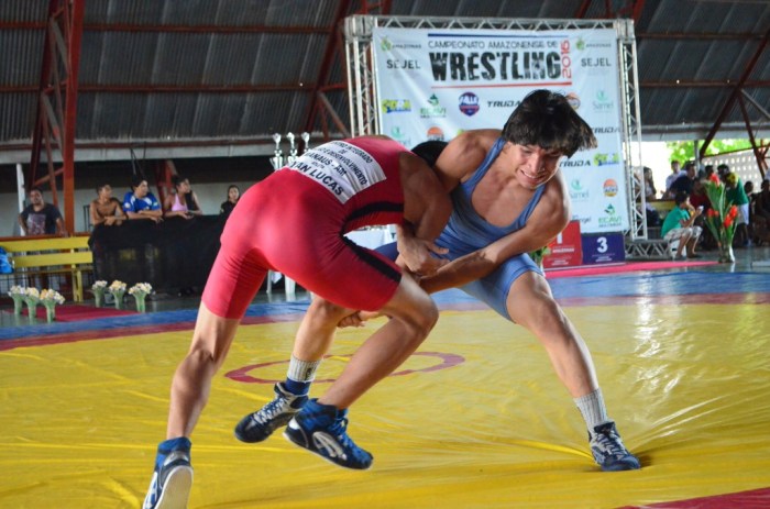 Wrestling - Anderson Silva de azul - campeão no cadete masculino até 50 kg - by Emanuel Mendes Siqueira