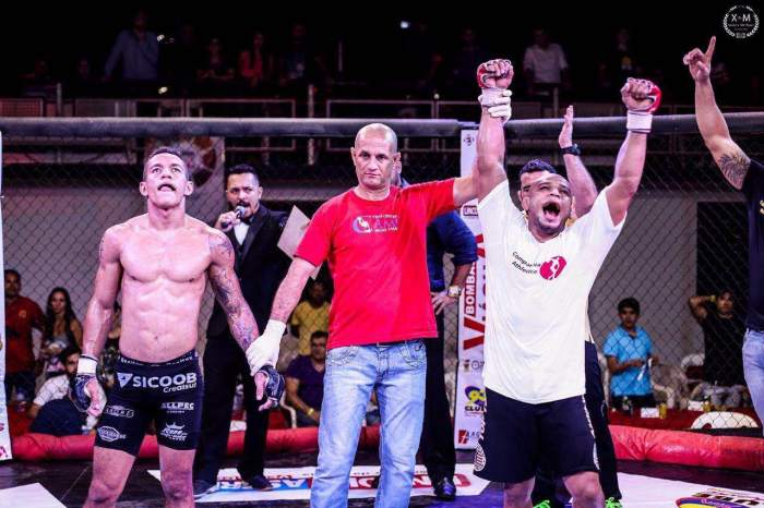 Iliarde Santos venceu Bruno Viana na luta principal do Aspera FC 35 - / Foto Foto Divulgação