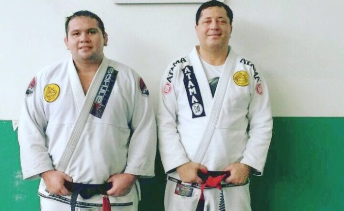 Heberson Belchior da Gracie  Humaitá Manaus -Flores e o mestre Rolker Gracie 