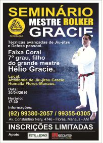 JJ - SEMINÁRIO ROLKER GRACIE - MANAUS
