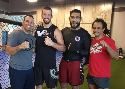 Kelson Pinto, Branjão, Pezão e Luciano Macarrão /Crédito: Divulgação