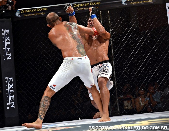 Maurício Facção em defesa de seu cinturão frente Rogério "Paraíba"