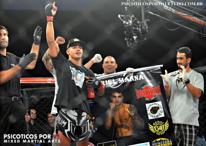 Gabriel Manna venceu sua ultima luta no Shooto Brasil
