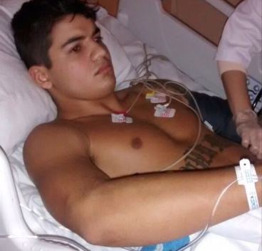 Gabriel Manna pós operação.