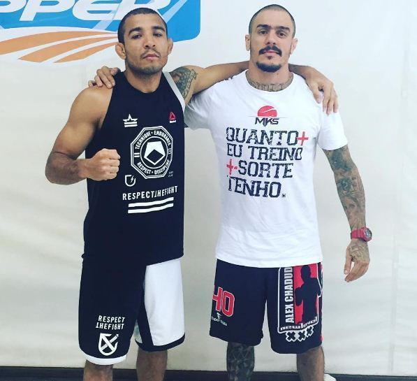 Emerson Falcão foi o responsável pela parte em pé no camp de José Aldo