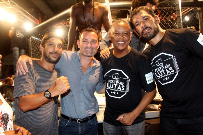 Daniel Quiroga, Giovani Decker, Celso Athayde e Rodrigo Minotauro