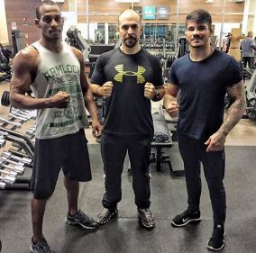 Eloy hoje é parceiro de treinos do atleta do UFC Erick Silva. Foto: Arquivo pessoal do atleta