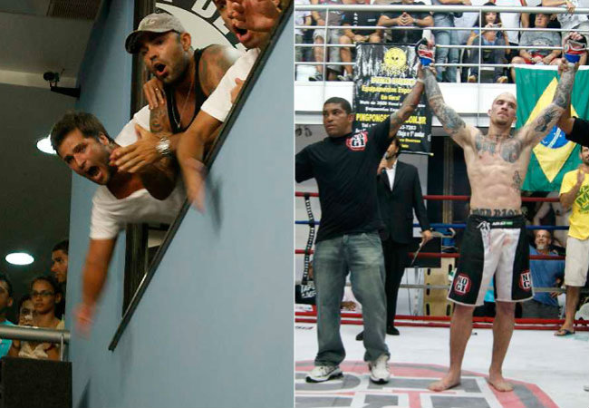 Bruno torcendo pelo amigo Gabriel Monkey.Foto da Psicóticos por VT publicada na Revista Quem online e na Ego.( 31-01-11)