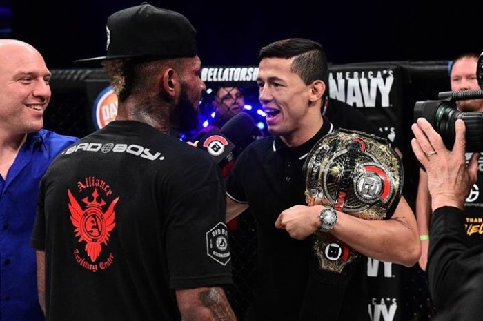 DARRION CALDWELL (À ESQUERDA) É O PRÓXIMO DESAFIANTE DE DUDU DANTAS Foto Divulgação Bellator