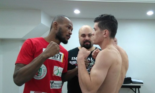 Carlston Harris encara a promessa Wellington Turmann luta principal da noite 