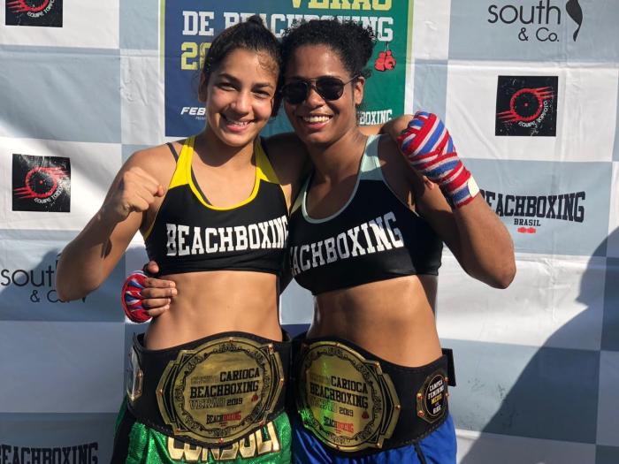 As campeãs Beatriz Consuli e Diana Moraes